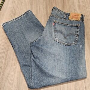 Vintage Levis 529 Jeans Mens 40x30 Blue Denim Low Rise Straight 00s USA Made 90s